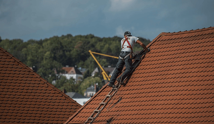 roofer on a roof